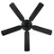 Westinghouse Ceiling Fan Indoor 52In Contractor Choice, Black, Matte Black Blades 7303800 - alternate 3